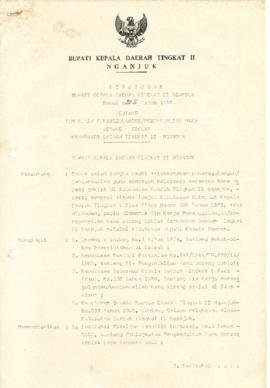 NOMOR 205 TAHUN 1986 TENTANG TIM KERJA PENANGGULANGAN/PENGENDALIAN HAMA WERENG COKLAT KABUPATEN D...