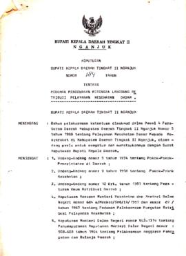 Nomor 184 Tahun 1989 Tentang Pedoman Penggunaan Potongan Langsung Retribusi Pelayanan Kesehatan D...