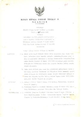 Nomor 065 Tahun 1988 Tentang Penunjukan Panitia Lelang Proyek-Proyek Inpres Bantuan Pembangunan K...
