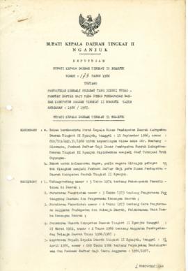 NOMOR 173 TAHUN 1986 TENTANG PENUNJUKAN KEMBALI PEJABAT YANG DIBERI TUGAS PEMBUAT DAFTAR GAJI PAD...