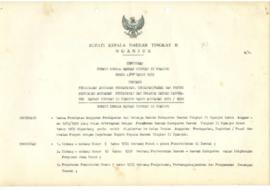 Nomor 310 Tahun 1989 Tentang Penjabaran Anggaran Pendapatan, Kegiatan/Padal Dan Proyek Perubahan ...