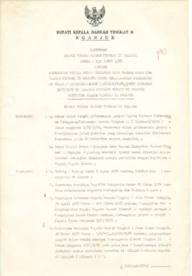 Nomor 135 Tahun 1988 Tentang Penunjukan Kepala Dinas Pekerjaan Umum Daerah Kabupaten Daerah Tingk...
