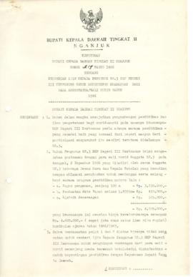 NOMOR 219 TAHUN 1986 TENTANG PEMBERIAN IJIN KEPADA PENGURUS BP.3 SMP NEGERI III KERTOSONO UNTUK M...