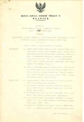 Nomor 164 Tahun 1989 Tentang Pembentukan Panitia Pemilihan Juru Penerangan Berprestasi Tinggi Kab...