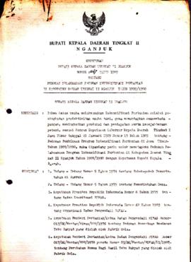 Nomor 047 Tahun 1989 Tentang Pedoman Pelaksanaan Program Intensifikasi Pertanian Di Kabupaten Dae...