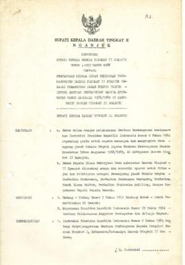 Nomor 099 Tahun 1988 Tentang Penunjukan Kepala Dinas Pekerjaan Umum Kabupaten Daerah Tingkat II N...