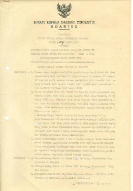 NOMOR 204 TAHUN 1986 TENTANG PEMBERIAN IJIN KEPADA PENGURUS BP.3 SMP NEGERI II NGANJUK UNTUK MENG...
