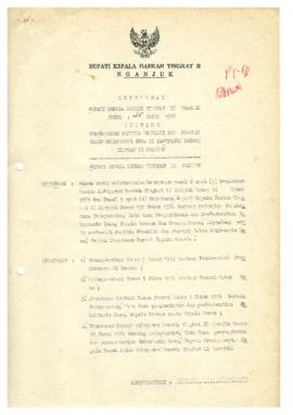 Nomor 145 Tahun 1988 Tentang Pembentukan Panitia Peneliti Dan Penguji Calon Sekretaris Desa Di Ka...