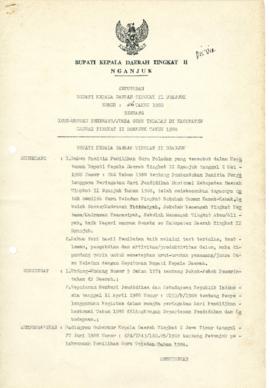 Nomor 116 Tahun 1988 Tentang Urut - Urutan Pemenang/Juara Guru Teladan Di Kabupaten Daerah Tingka...