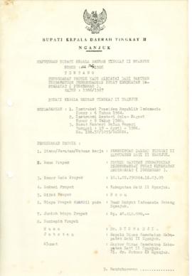 NOMOR 112 TAHUN 1986 TENTANG PENGESAHAN PROYEK DAN DIBIAYAI DARI BANTUAN PEMBANGUNAN PENGEMBANGAN...