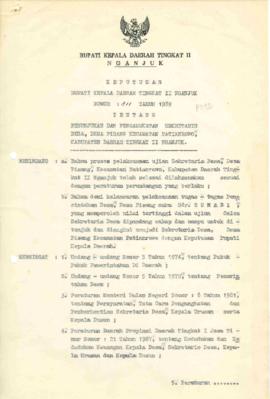 Nomor 311 Tahun 1989 Tentang Penunjukan Dan Pengangkatan Sekretaris Desa, Desa Pisang Kecamatan P...