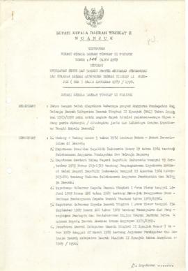 Nomor 324 Tahun 1989 Tentang Ketetapan Jenis Dan Lokasi Proyek Anggaran Pendapatan Dan Belanja Da...