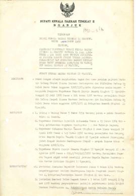 Nomor 202 Tahun 1988 Tentang Perubahan Keputusan Bupati Kepala Daerah Tingkat II Nganjuk Tanggal ...