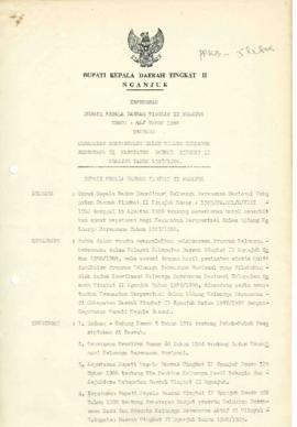 Nomor 162 Tahun 1988 Tentang Kecamatan Berprestasi Dalam Bidang Keluarga Berencana Di Kabupaten D...