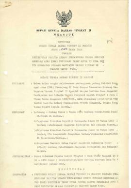Nomor 218A Tahun 1988 Tentang Pembentukan Panitia Lelang Pembangunan Gedung Sekolah Menengah Atas...