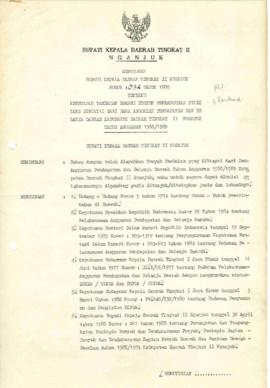 Nomor 032 Tahun 1989 Tentang Ketetapan Tambahan Lokasi Proyek Pembangunan Pisik Yang Dibiayai Dar...