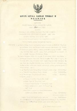 NOMOR 210 TAHUN 1986 PEMBERIAN IJIN KEPADA PENGURUS BP.3 SMP NEGERI 1 KERTOSONO UNTUK MENGHIMPUN ...