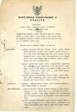 Nomor 180 Tahun 1989 Tentang Pembentukan Panitia Lomba Kelompok Belajar (KEJAR) Paket A, Lomba Tu...