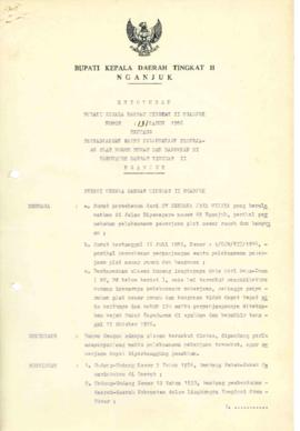 NOMOR 131 TAHUN 1986 TENTANG PERPANJANGAN WAKTU PELAKSANAAN PEKERJAAN PLAT NOMOR RUMAH DAN BANGUN...
