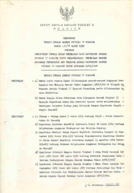 Nomor 272 Tahun 1989 Tentang Penunjukan Kepala Dinas Pekerjaan Umum Kabupaten Daerah Tingkat II N...