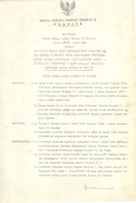 Nomor 010 Tahun 1990 Tentang Penunjukan Kepala Dinas Pekerjaan Umum Kabupaten Daerah Tingkat II N...
