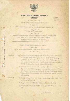 Nomor 250 Tahun 1988 Tentang Pemenang/Kejuaraan Olahraga dan Lomba Dalam Rangka Memperingati Hari...