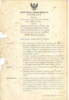 Nomor 125 Tahun 1988 Tentang Penunjukan Ketua Dan Anggota Badan Pengawas Pembangunan/Direksi Tehn...