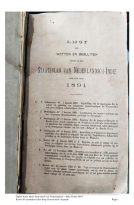 STAATSBLAD 1891