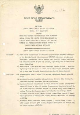 Nomor 208 Tahun 1988 Tentang Penunjukan Kepala Dinas Pekerjaan Umum Kabupaten Daerah Tingkat II N...