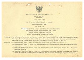 NOMOR 050 TAHUN 1986 TENTANG PENJABARAN KEGIATAN/PASAL DAN PROYEK ANGGARAN PENDAPATAN DAN BELANJA...