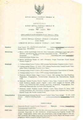 Nomor 140 Tahun 1990 Tentang Pengangkatan/Pemberhentian Kepala Desa Banjarejo Kecamatan Rejoso