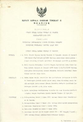 NOMOR 063 TAHUN 1986 TENTANG PENUNJUKAN BENDAHARAWAN KHUSUS PENERIMA PEMBANTU RETRIBUSI PENERANGA...