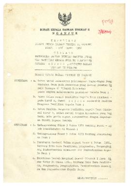 Nomor 154 Tahun 1988 Tentang Pengesahan Daftar Susunan Panitia Pengawas Pemilihan Kepala Desa Di ...