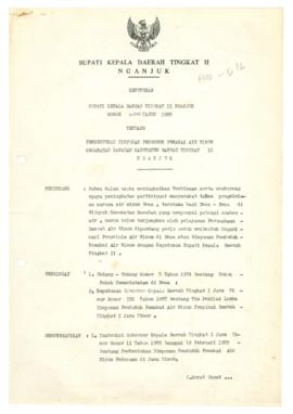 Nomor 206 Tahun 1988 Tentang Pembentukan Himpunan Penduduk Pemakai Air Minum Kecamatan Sawahan Ka...