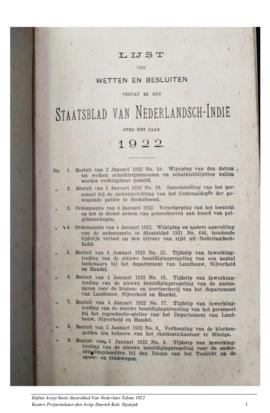 STAATSBLAD 1922