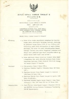 NOMOR 191 TAHUN 1986 TENTANG PEMBENTUKAN KELOMPOK KERJA INTER DEPARTEMEN PEMBAURAN (POKJA INTERDE...