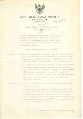 Nomor 197 Tahun 1988 Tentang Penetapan Pemberian Honorarium Bagi Team Dan Aparat Pelaksana Proyek...