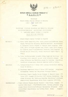 Nomor 175 Tahun 1988 Tentang Penunjukan Pimpinan Dan bendahara Kegiatan Penyuluhan/Pembinaan Admi...