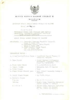 NOMOR 111 TAHUN 1986 TENTANG PENGESAHAN PROYEK YANG DIBIAYAI DARI BANTUAN PEMBANGUNAN PENYEHATAN ...
