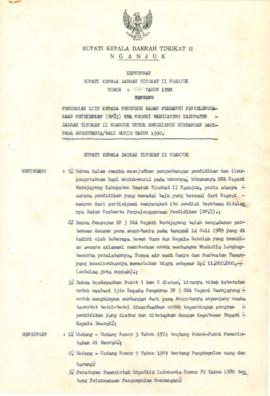 Nomor 031 Tahun 1990 Tentang Pemberian Ijin Kepada Pengurus Badan Pembantu Penyelenggaraan Penyel...