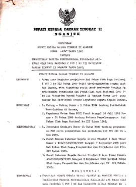 Nomor 235 Tahun 1989 Tentang Pembentukan Panitia Penyelenggara Perjalanan Apipekan Olahraga Nasio...