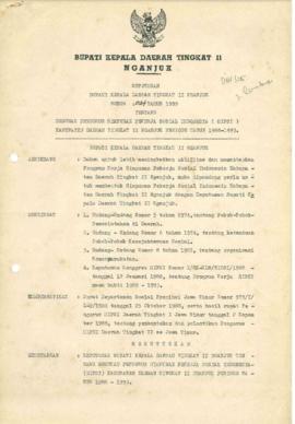 Nomor 024 Tahun 1989 Tentang Susunan Pengurus Himpunan Pekerja Sosial Indonesia (HIPSI) Kabupaten...