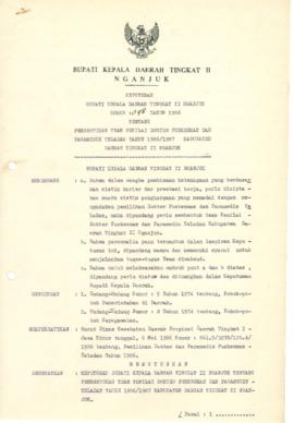 NOMOR 098 TAHUN 1986 TENTANG PEMBENTUKAN TEAM PENILAI DOKTER PUSKESMAS DAN PARAMEDIS TELADAN TAHU...