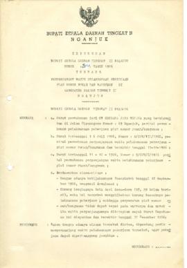 NOMOR 200 TAHUN 1986 TENTANG PERPANJANGAN WAKTU PELAKSANAAN PEKERJAAN PLAT NOMOR RUMAH DAN BANGUN...