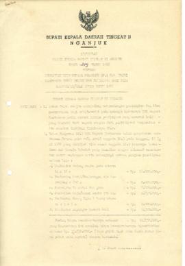 NOMOR 209 TAHUN 1986 TENTANG PEMBERIAN IJIN KEPADA PENGURUS BP.3 SMA NEGERI KERTOSONO UNTUK MEGHI...