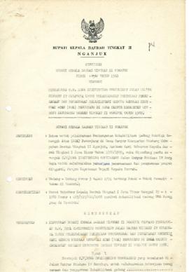 Nomor 091 Tahun 1988 Tentang Penunjukan C.V Dewa Engineering Consultant Jalan Manyar Sindaru IV S...