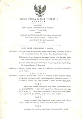 Nomor 038 Tahun 1988 Tentang Pemberian Bantuan Honorarium Guru Taman Kanak-Kanak Kabupaten Daerah...