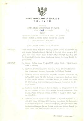 Nomor 095 Tahun 1990 Tentang Ketetapan Jenis dan Lokasi Proyek Daerah dan Bantuan Daerah Bawahan ...