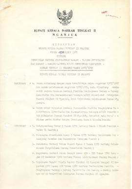 Nomor 072 Tahun 1988 Tentang Penunjukan Panitia Penghapusan Barang-Barang Inventaris Dan Barang-B...