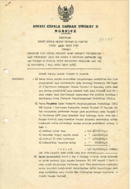 Nomor 261 Tahun 1988 Tentang Pemberian Ijin Kepada Pengurus Badan Pembantu Penyelenggaraan Pendid...